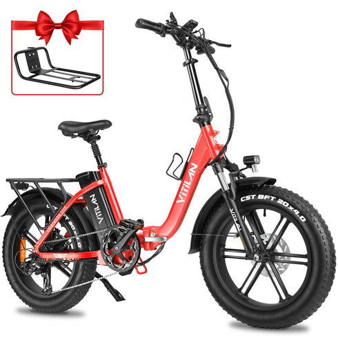 Vitilane U7 2.0 Step-thru Foldable Fat Tire Bicicletta elettrica GARANZIA ITALIANA